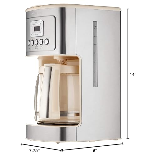 Cuisinart 14 Cup Programmable Coffee Maker PerfecTemp Glass Carafe DCC-3200NAS Stainless