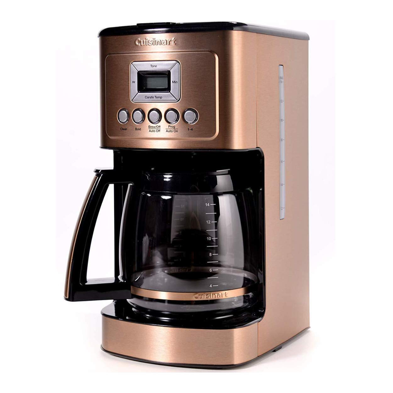 Cuisinart 14 Cup Programmable Coffee Maker PerfecTemp Glass Carafe DCC-3200NAS Stainless