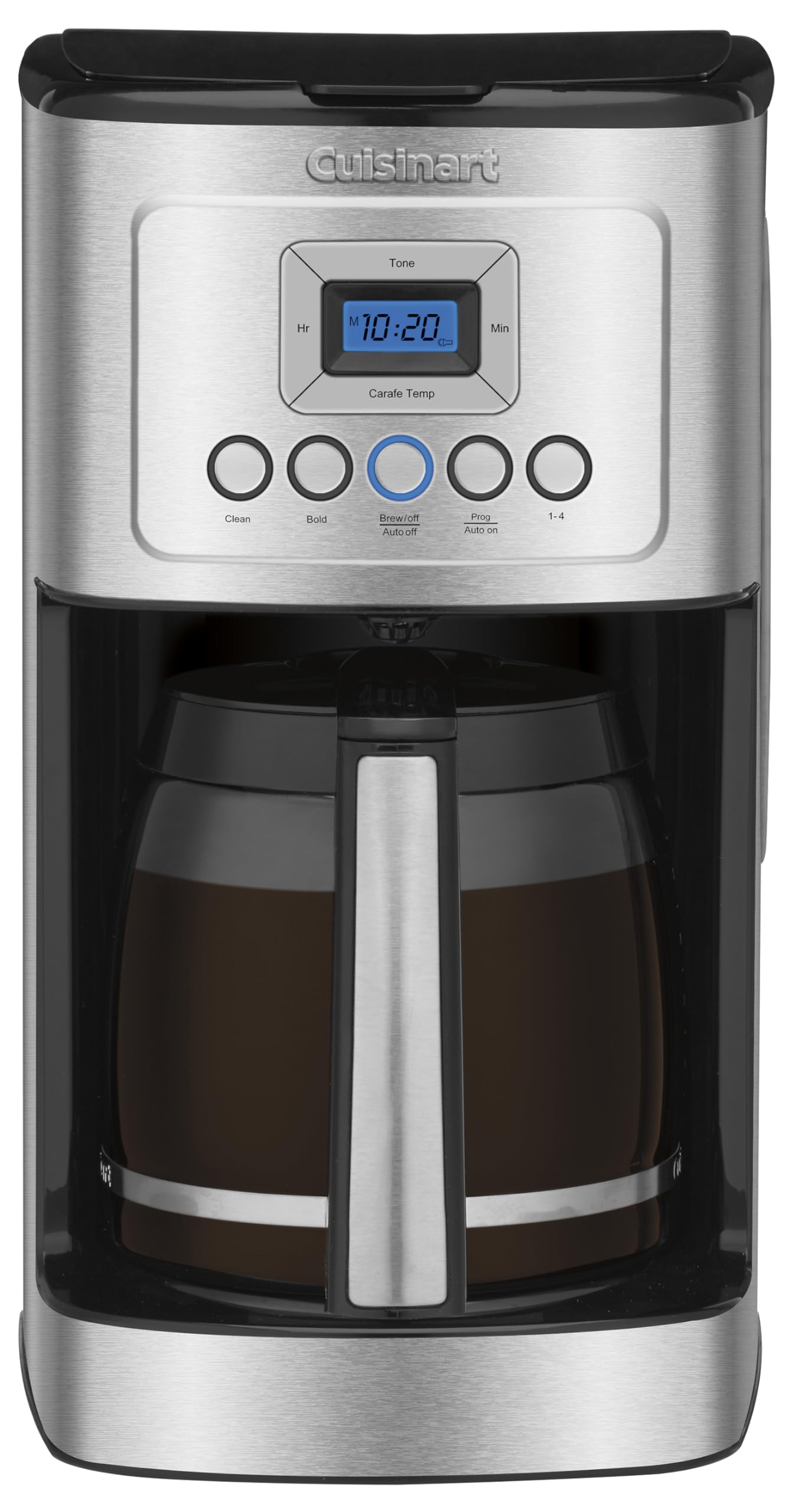 Cuisinart 14 Cup Programmable Coffee Maker PerfecTemp Glass Carafe DCC-3200NAS Stainless