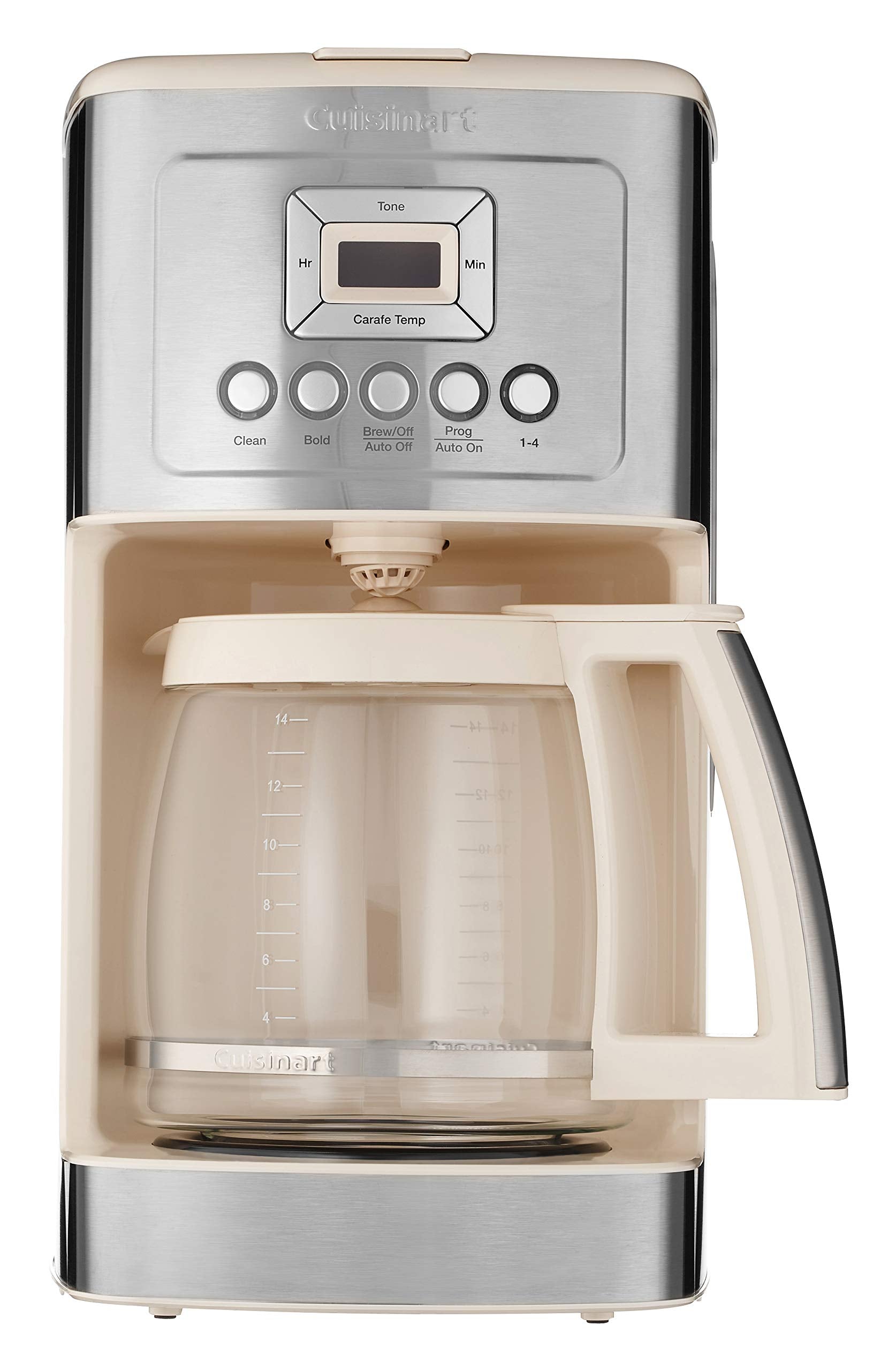Cuisinart 14 Cup Programmable Coffee Maker PerfecTemp Glass Carafe DCC-3200NAS Stainless