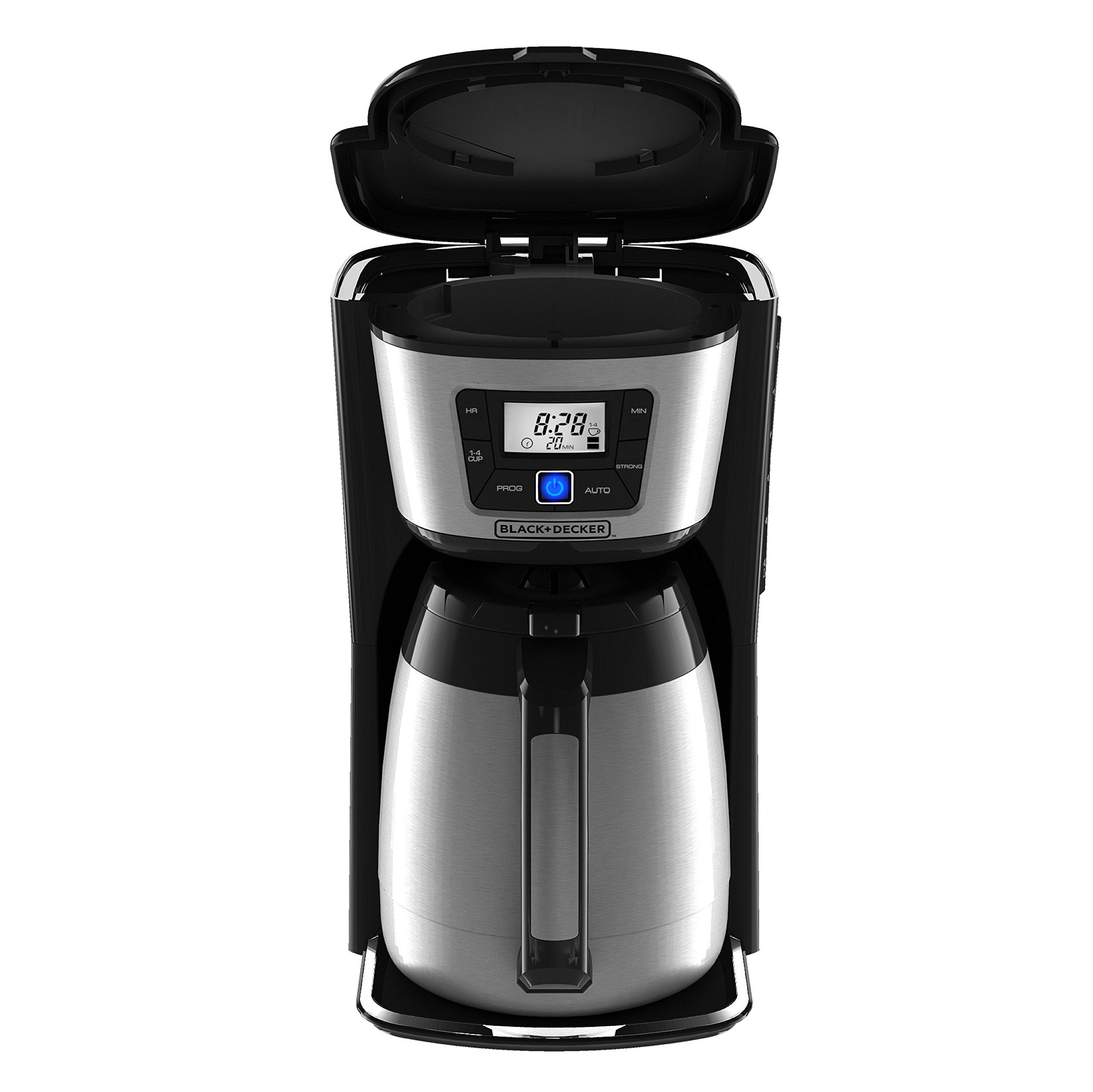BLACK+DECKER 12 Cup Thermal Programmable Coffee Maker Brew Strength VORTEX CM2046S
