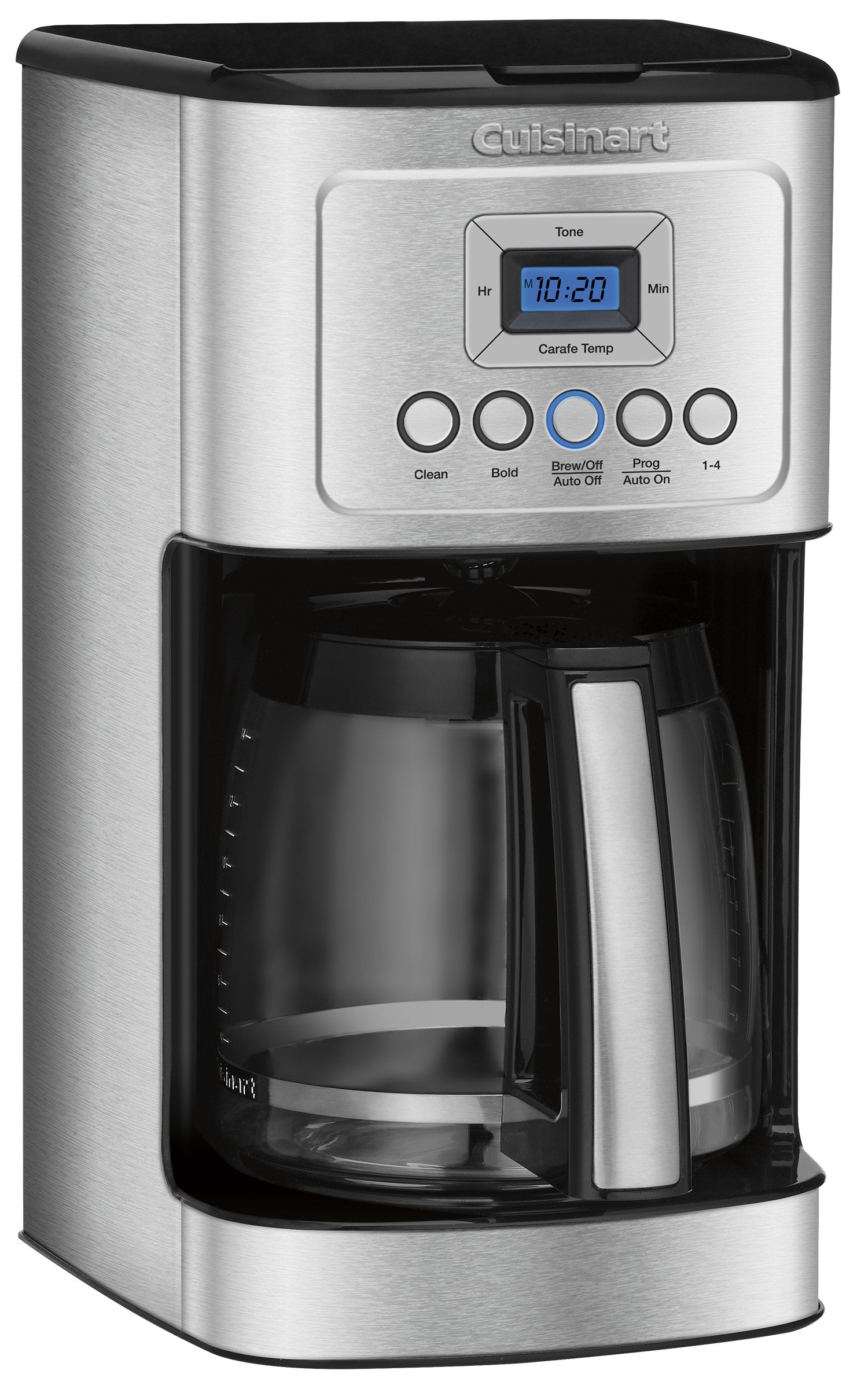 Cuisinart 14 Cup Programmable Coffee Maker PerfecTemp Glass Carafe DCC-3200NAS Stainless