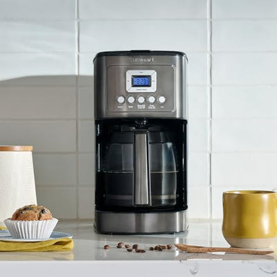 Cuisinart 14 Cup Programmable Coffee Maker PerfecTemp Glass Carafe DCC-3200NAS Stainless