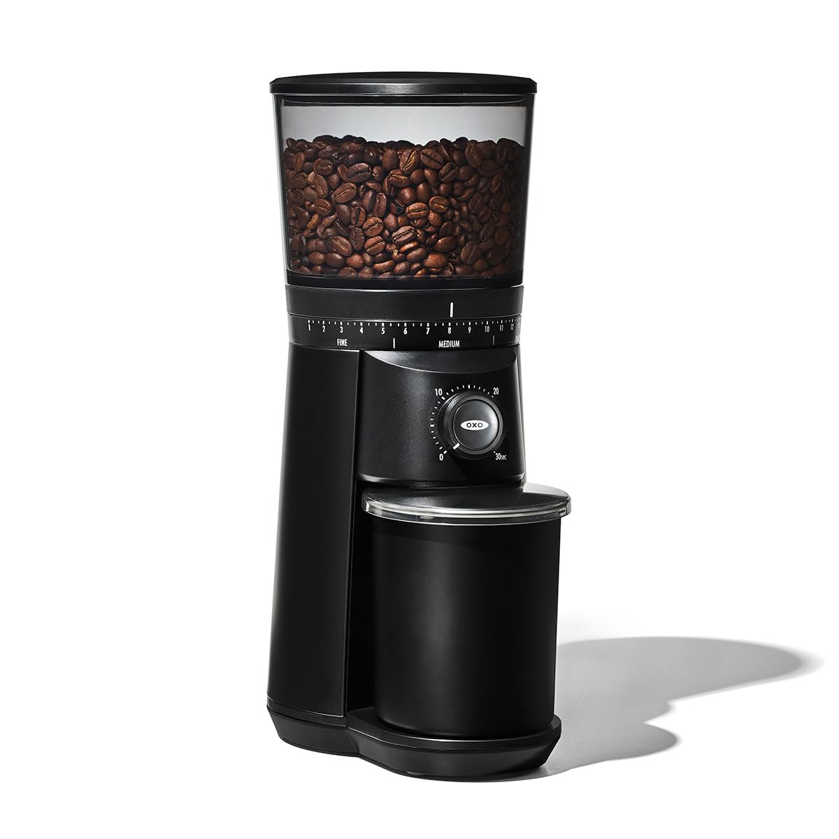 OXO Brew Conical Burr Coffee Grinder Stainless Steel One Touch Smart Grind