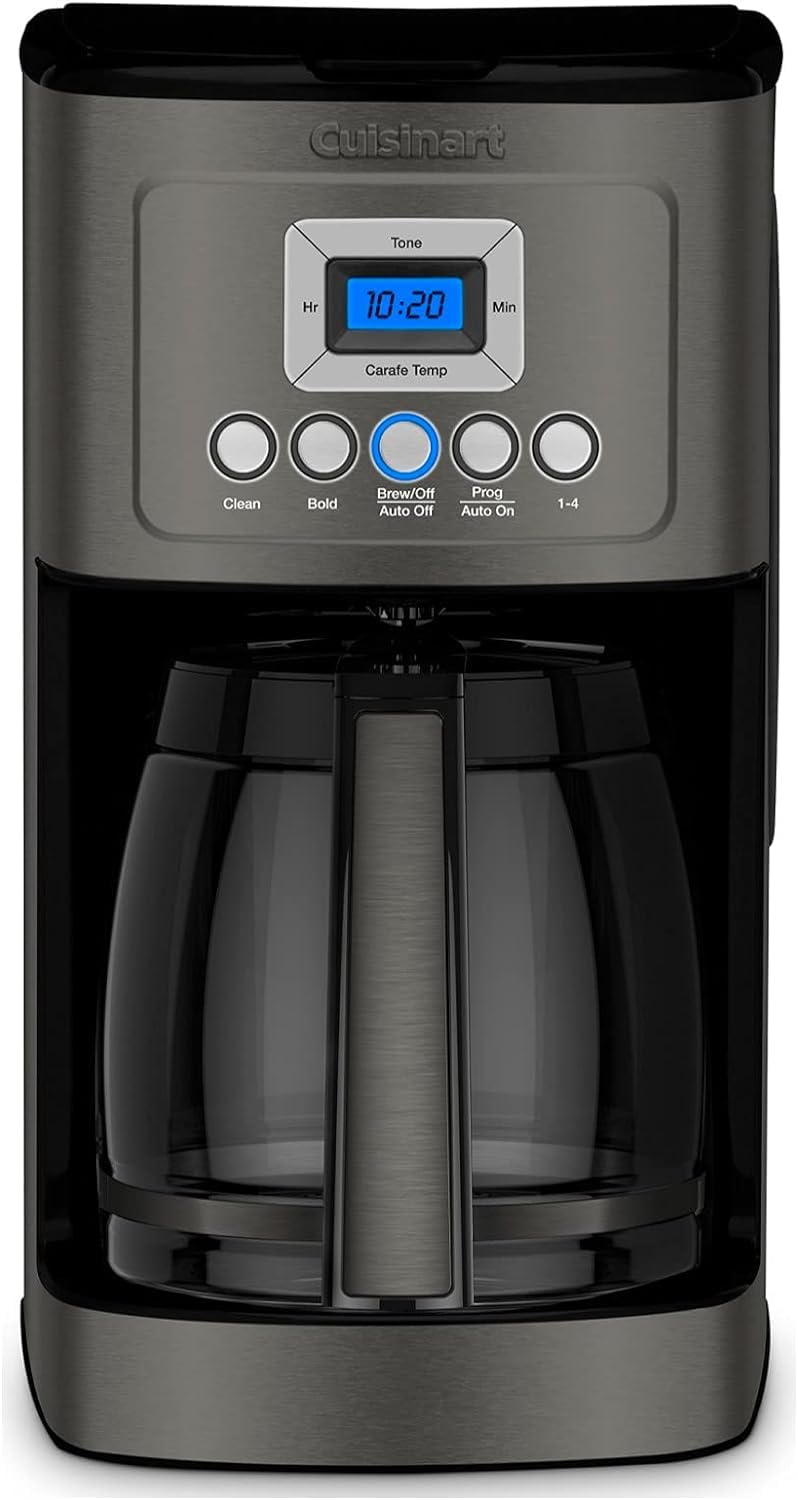 Cuisinart 14 Cup Programmable Coffee Maker PerfecTemp Glass Carafe DCC-3200NAS Stainless