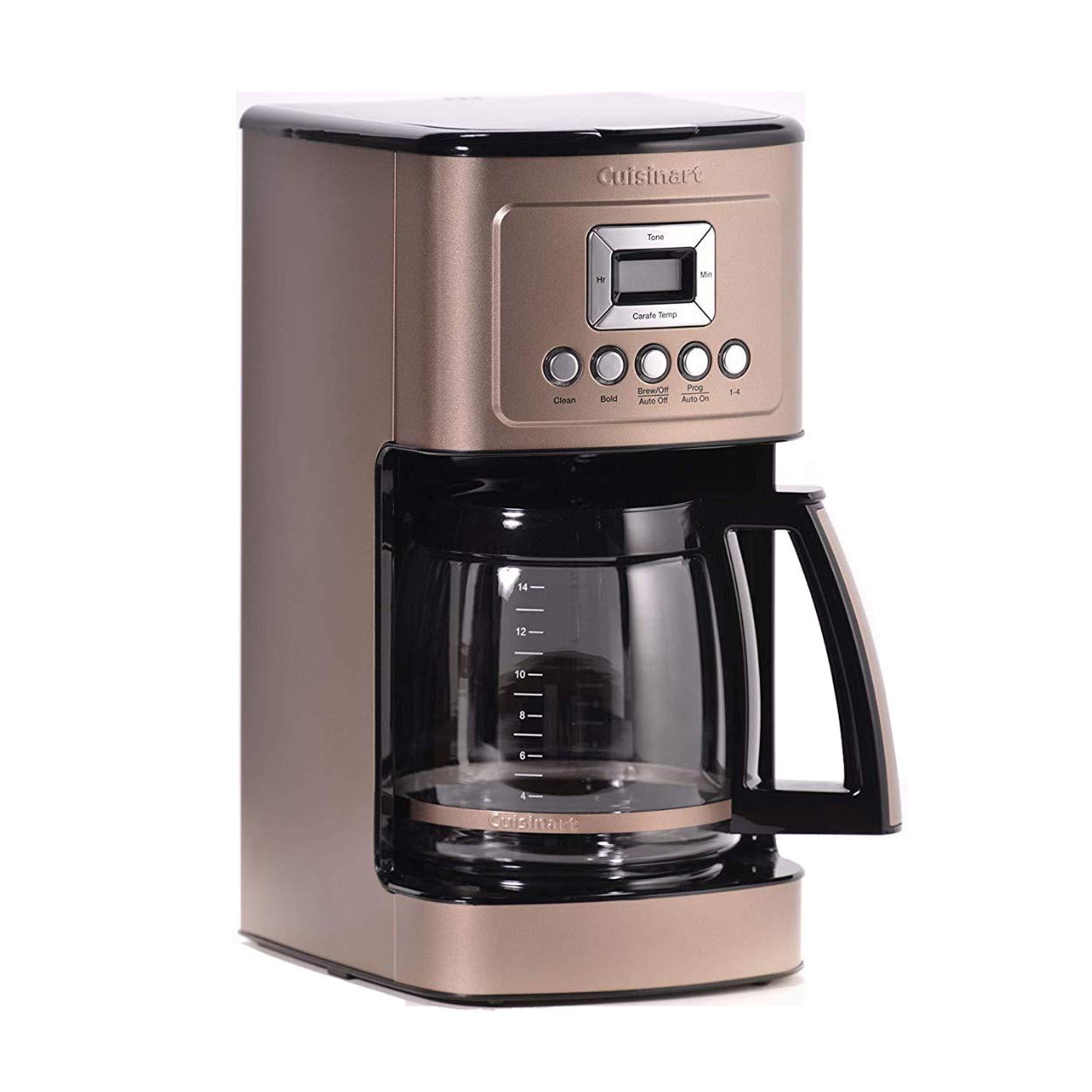 Cuisinart 14 Cup Programmable Coffee Maker PerfecTemp Glass Carafe DCC-3200NAS Stainless