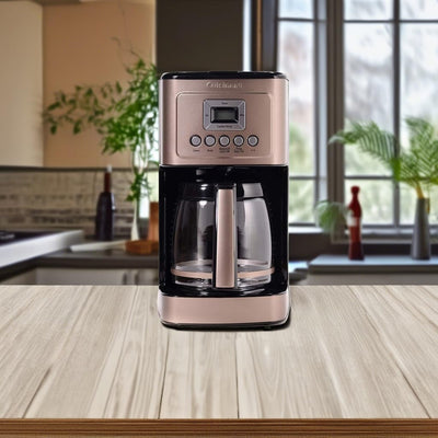 Cuisinart 14 Cup Programmable Coffee Maker PerfecTemp Glass Carafe DCC-3200NAS Stainless
