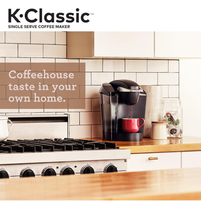 Keurig K Classic Single Serve Coffee Maker 3 Brew Sizes 48oz Reservoir Black