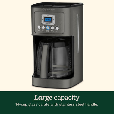 Cuisinart 14 Cup Programmable Coffee Maker PerfecTemp Glass Carafe DCC-3200NAS Stainless