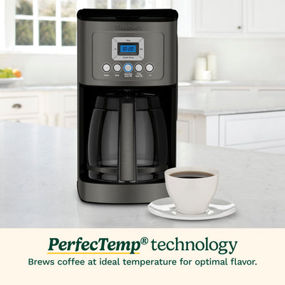 Cuisinart 14 Cup Programmable Coffee Maker PerfecTemp Glass Carafe DCC-3200NAS Stainless