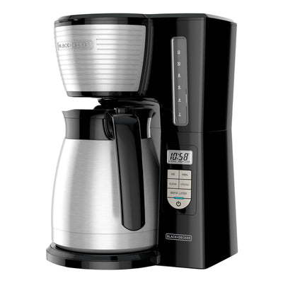 BLACK+DECKER 12 Cup Thermal Programmable Coffee Maker Brew Strength VORTEX CM2046S