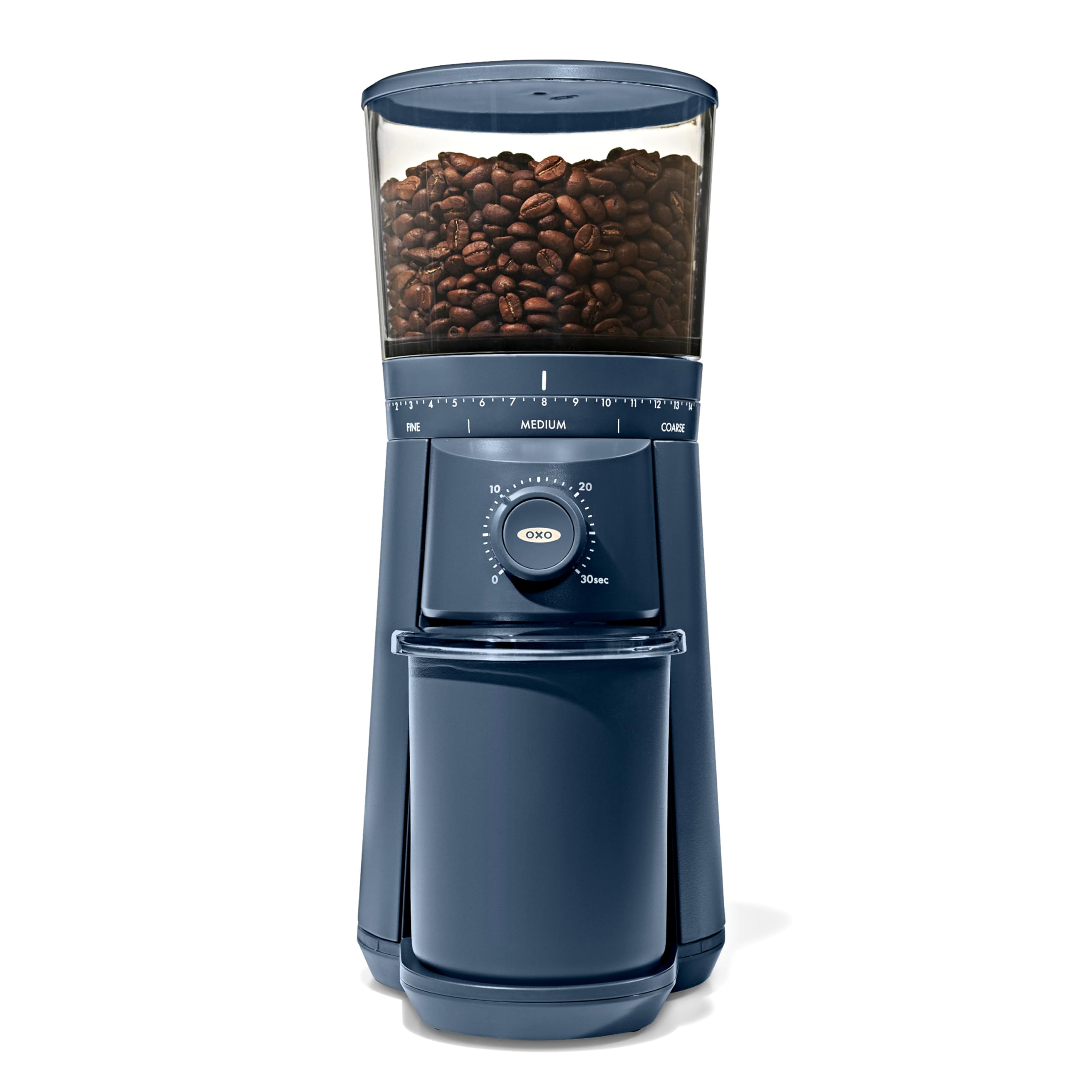 OXO Brew Conical Burr Coffee Grinder Stainless Steel One Touch Smart Grind