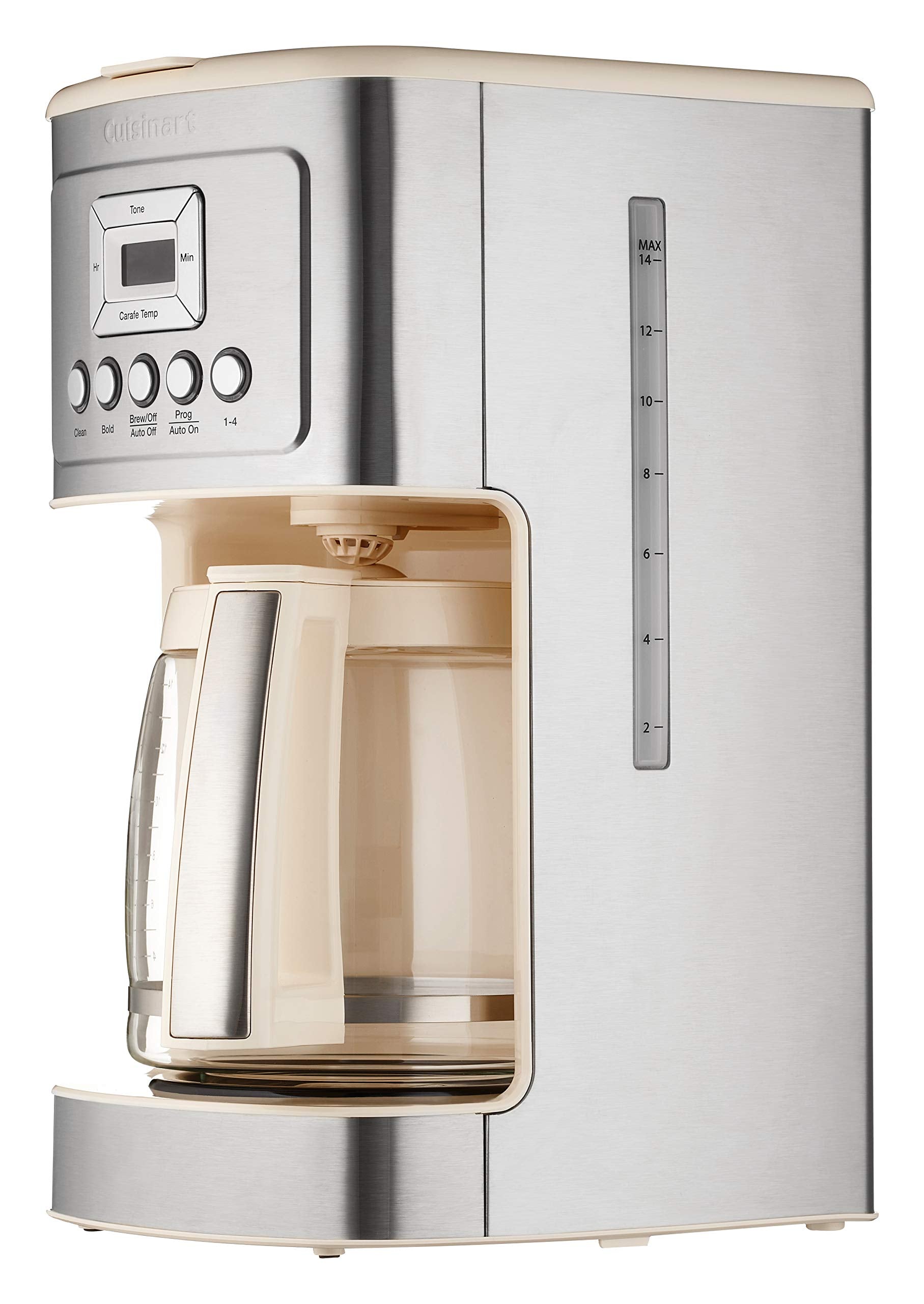 Cuisinart 14 Cup Programmable Coffee Maker PerfecTemp Glass Carafe DCC-3200NAS Stainless